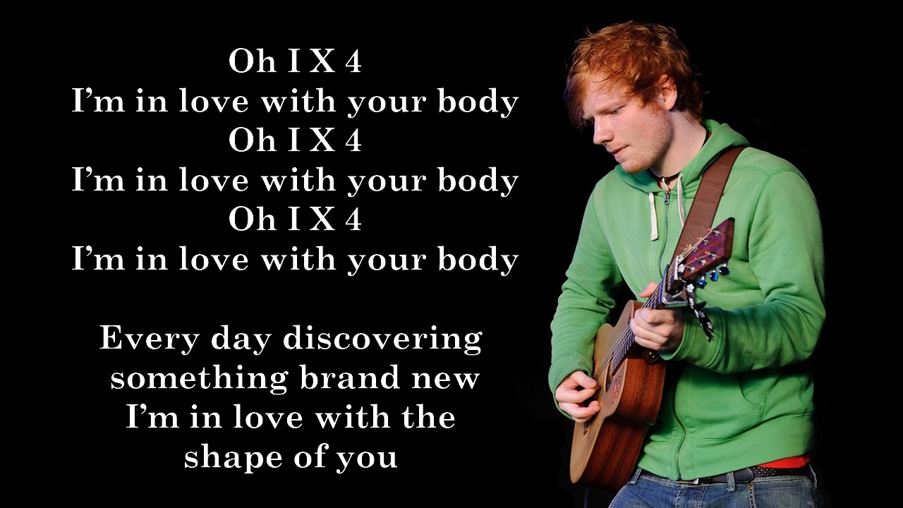 Ed Sheeran Shape Of You (Lyrics) YouTube