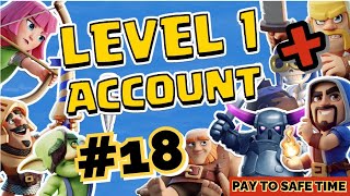 LV1 ACCOUNT in CLASH QUEST | BONE PICKINS (ISLAND 18) and LAVA GOLEM - i got ALL STAR CHESTS!!!