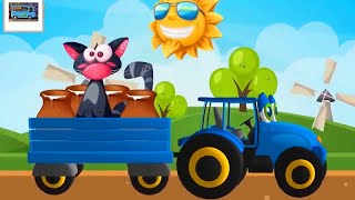 Песенки для детей и синий трактор🚜/Songs for children and a blue tractor🚜