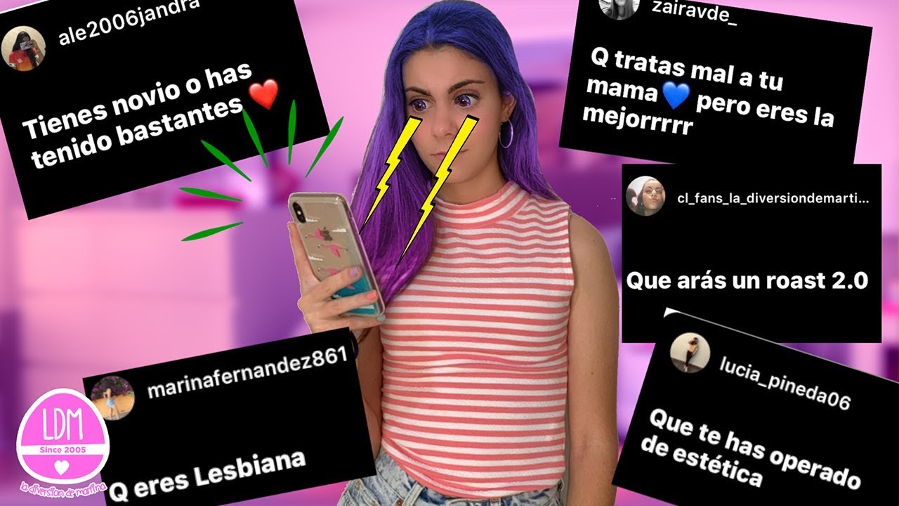 REACCIONANDO A LO QUE SE SUPONE DE MI!! Que harás un Roast Yourself 2.0 😱 MARTINA retrospektive