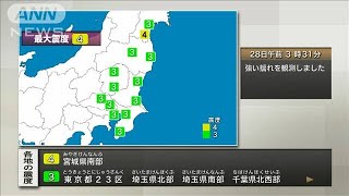 宮城県南部で震度4(19/07/28)