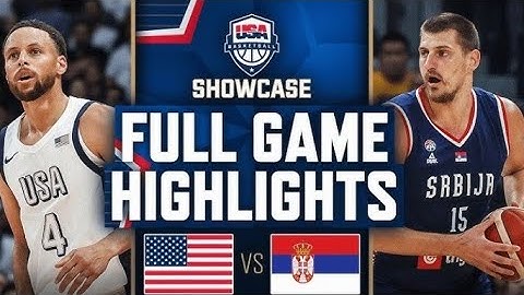 USA vs SERBIA | USAB SHOWCASE | FULL GAME HIGHLIGHTS | July 17, 2024