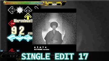 [DDR EDIT] stoic (EXTREME version) ー SINGLE CHALLENGE 17 EDIT