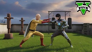 ကျွန်တော် One Punch Man ဆီမှာ တပည့်ခံခဲ့တယ် | I became Saitama's Disciple in GTA V
