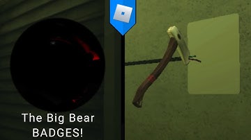 HOW TO GET The Big Bear BADGES! Piggy The Result Of Isolation Concept (ROBLOX)