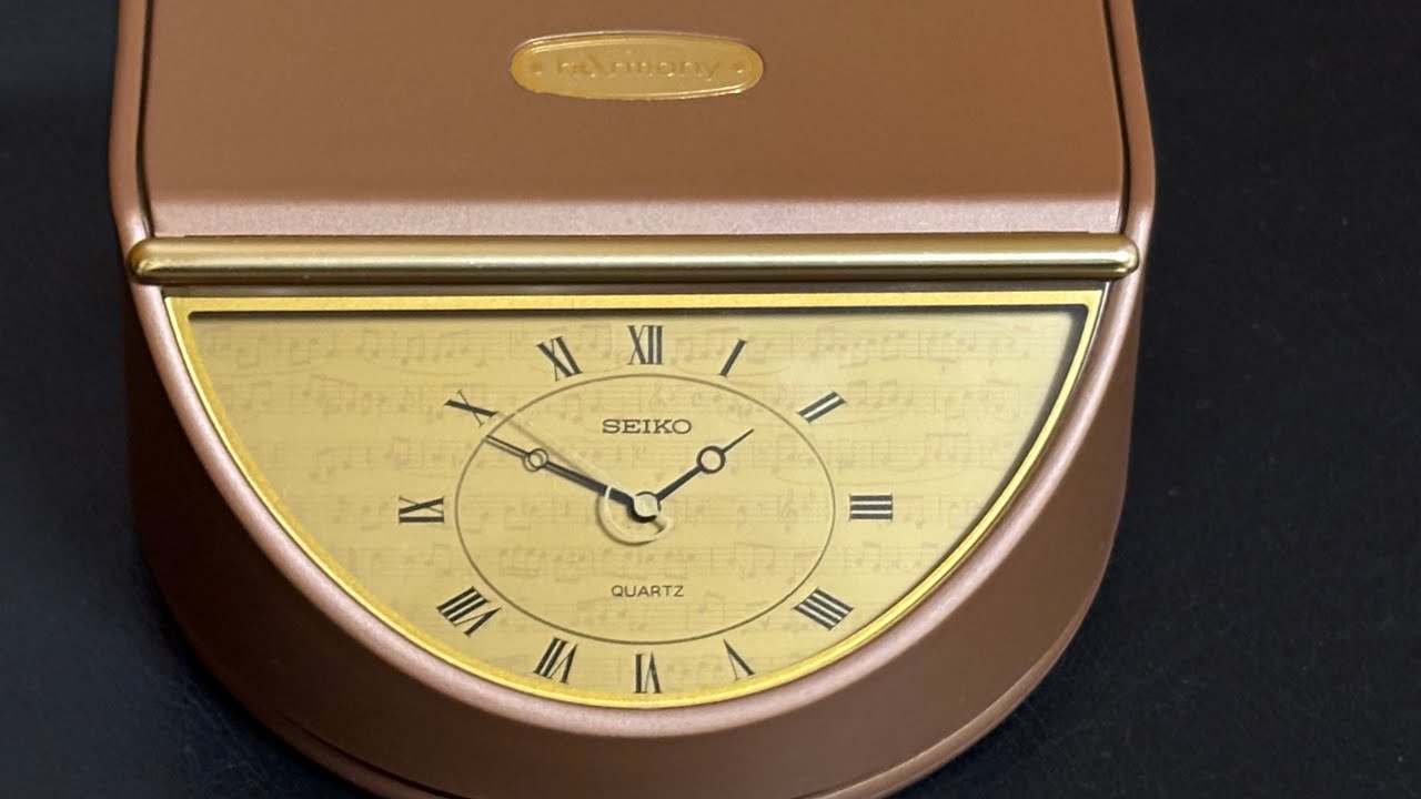 【踊る秒針】SEIKO harmony EK404B メロディ置き時計