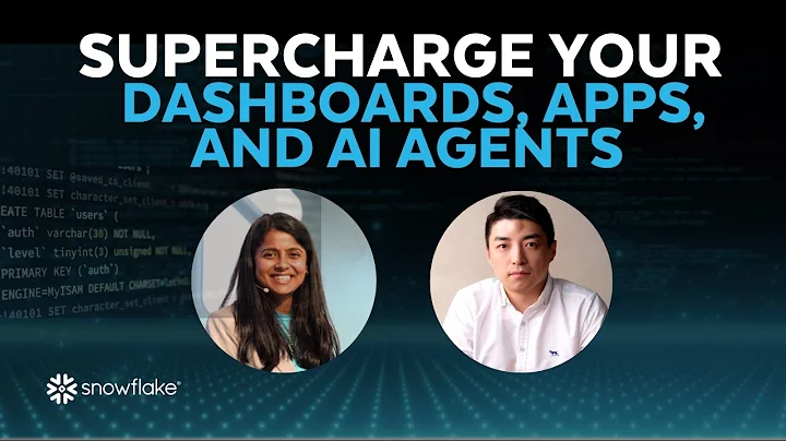 [LIVE] Supercharge AI Agents & Apps - Snowflake Interactive Analytics