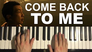 RM - Come Back To Me (Piano Tutorial Lesson) BTS