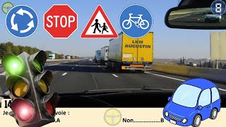 examen théorique code de la route France 2022😘permis de conduire test gratuit 1