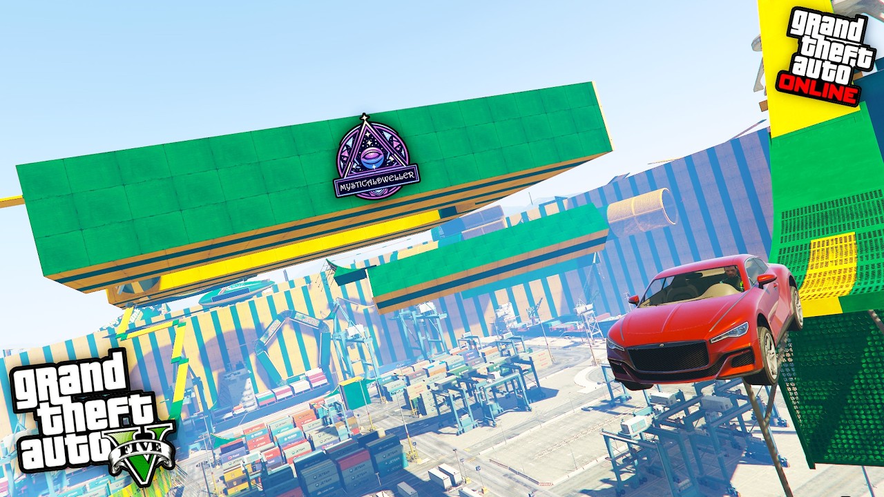 Gravity-Defying RACE! Only Legends Can Finish This GTA 5 Map... 