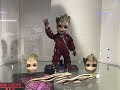 1:1 Baby Groot prototype on display at Secret Base Hot Toys Hong Kong