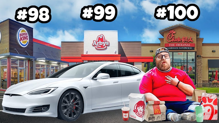EATING AT 100 DRIVE THRUS IN 24 HOURS!