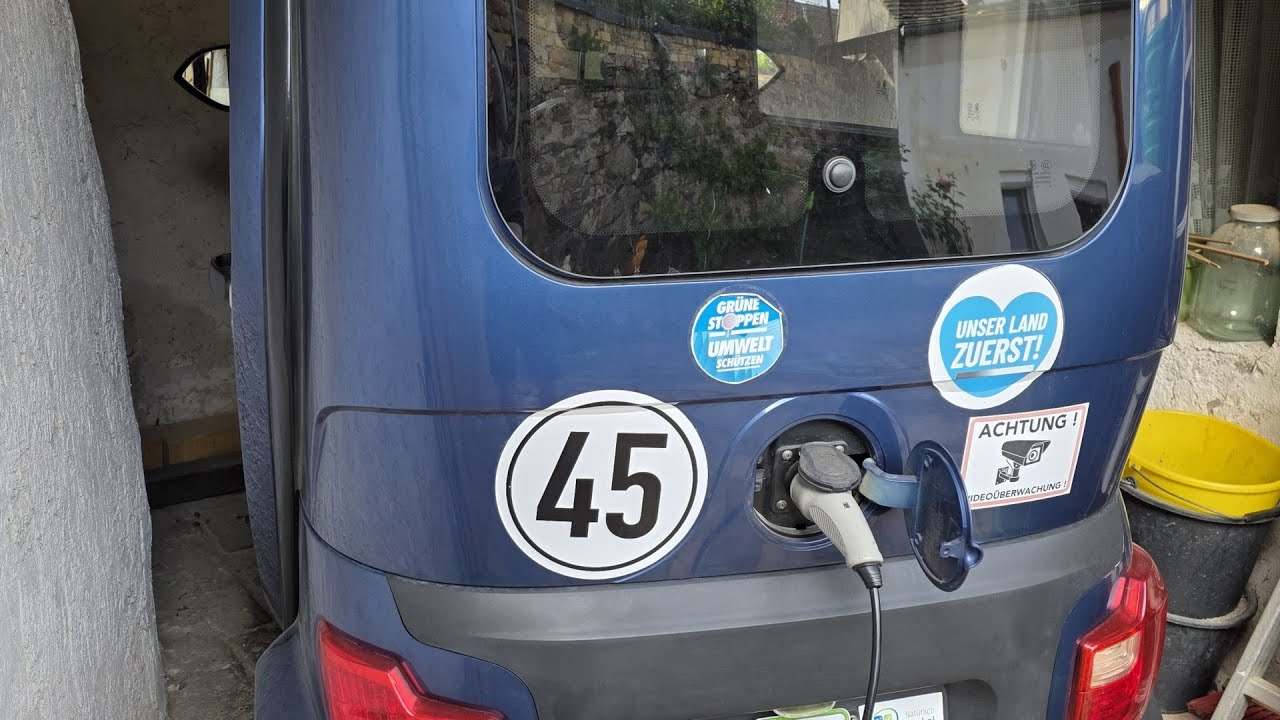 2025 05 22 Cam45kmh Fahrt zur Kegelbahn mit Polizei Kontrolle; Econelo M1