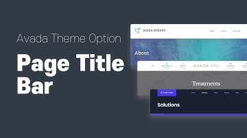(자막)워드프레스 아바다테마 페이지 제목바 옵션 사용법 WordPress Avada Theme Page Title Bar Option How to use