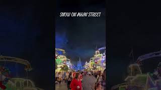 Snowing At Magic Kingdom