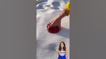 How to Create the Perfect Snow Globe? ❄️✨ Find Out Now! #hack