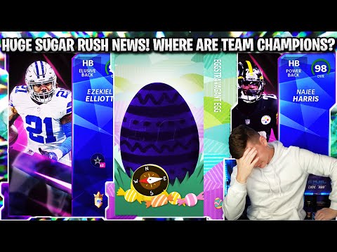 HUGE SUGAR RUSH NEWS! WHERE ARE THE TEAM CHAMPIONS? | MADDEN 22 ULTIMATE TEAM