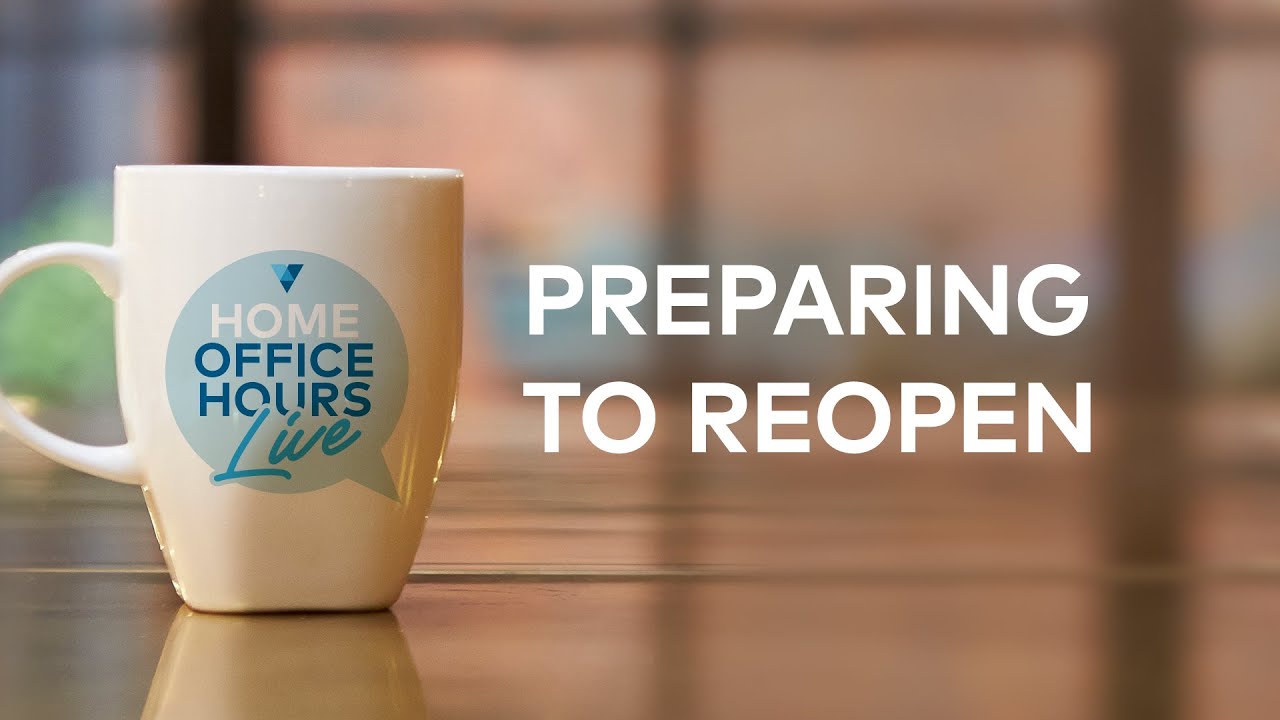 Home Office Hours Live with Vistaprint Preparing to Reopen YouTube