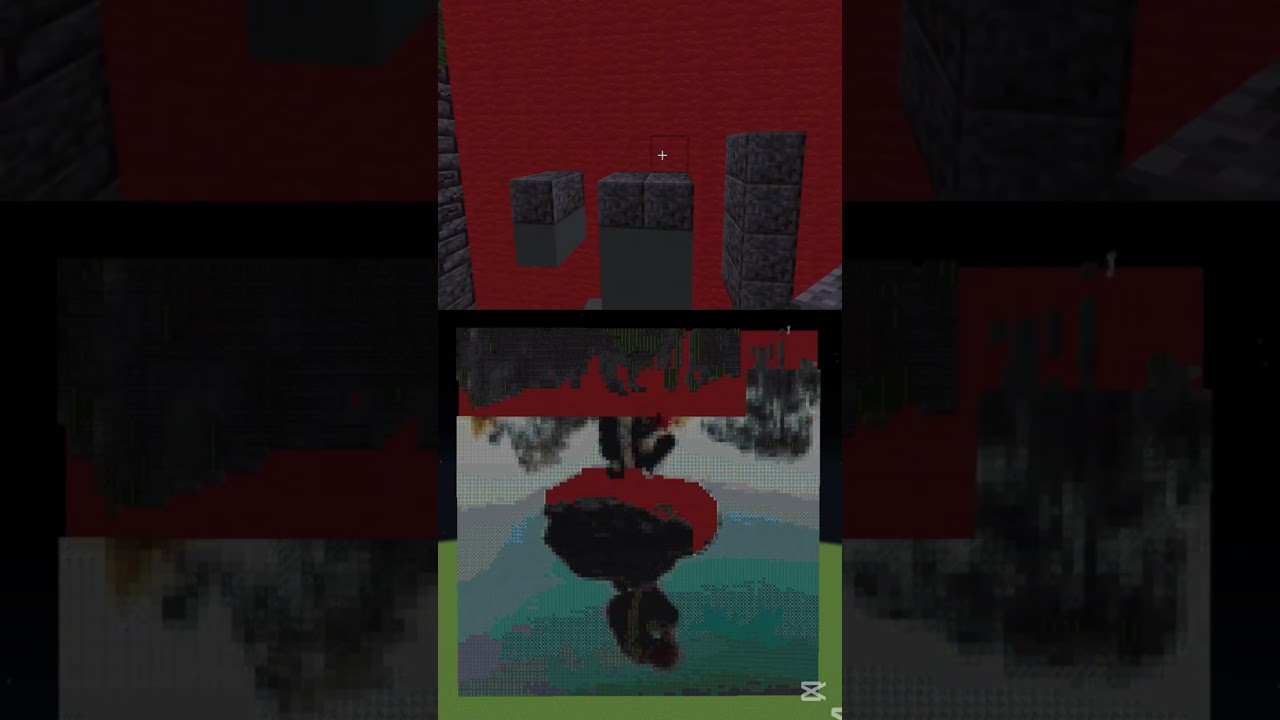 I built "does the skin i wear define me?" by Jesse Melancholy in MINECRAFT  #pixelartist  #minecraft