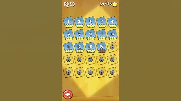 Cut the Rope Experiments 1-14 Getting Started, 3Stars, Pic