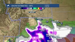 FORECAST FOR FRIDAY EVENING MARCH 12, 2021