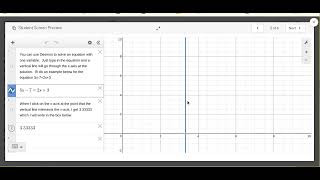 Use Desmos to solve equations with one variable