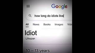 How long do idiots live (I’m not calling luffy an idiot)