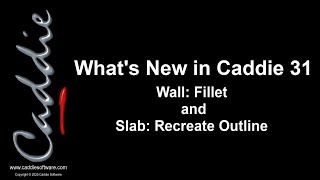 Wall Fillet and Slab Recreate Outline