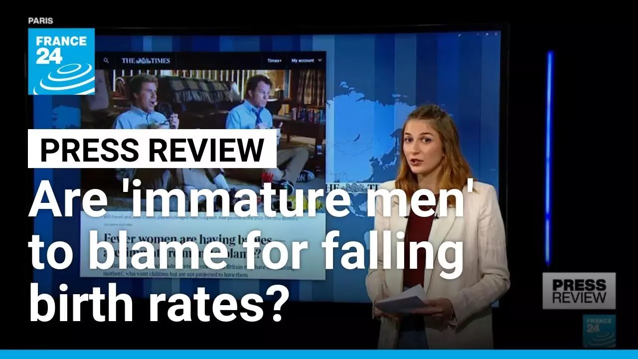 Are 'immature men' to blame for decreasing birth rates in the UK? • FRANCE 24 English