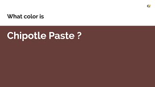 Famous Chipotle Paste color #683e3b hex color - Red color - Cool color 683e3b Wealth