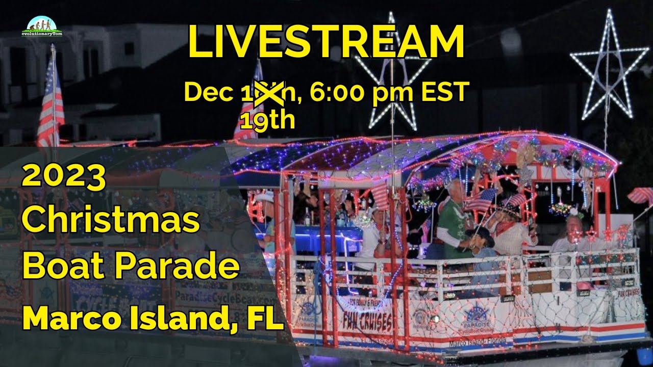 2023 Marco Island Christmas Boat Parade Livestream YouTube