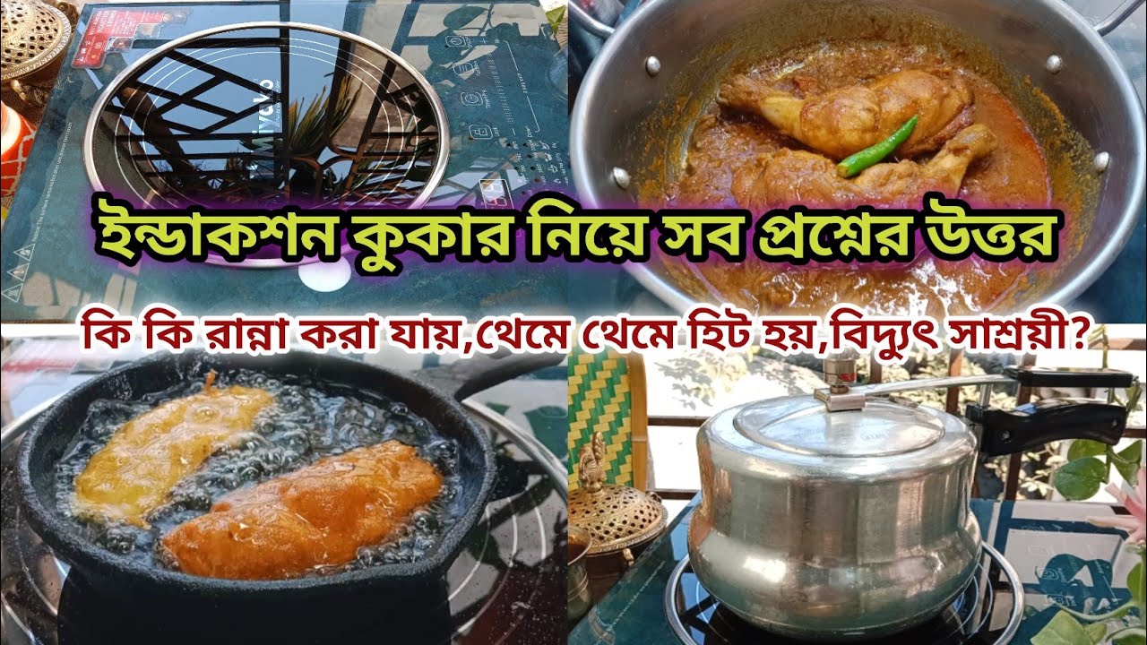 ইন্ডাকশন চুলায় কোন ধরনের পাত্র কাজ করে? ইন্ডাকশন কুকার ব্যবহারের নিয়ম-FAQ About Induction Cooker