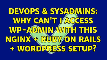 DevOps & SysAdmins: Why can