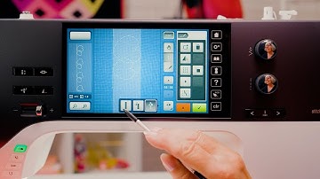 How to create your own stitches with the Stitch Designer of the BERNINA 790 PRO