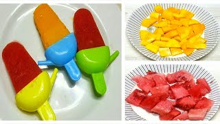 Mango and Watermelon Fruit Popsicles Recipe By Cook With Shagufta (Summer Special)