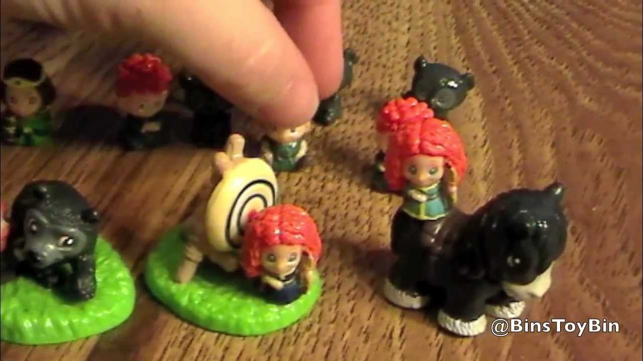 Disney Pixar BRAVE Squinkies Toys R Us Exclusive Collection Review! by Bin's Toy Bin