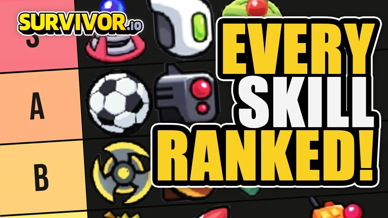 Survivor.io Skill Evolution Tier List - The Best and Worst