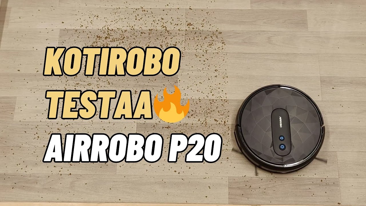 Airrobo P20 robotti-imuri  Kotirobo testaa 🔥 