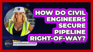 How Do Civil Engineers Secure Pipeline Right-of-way? - Civil Engineering Explained