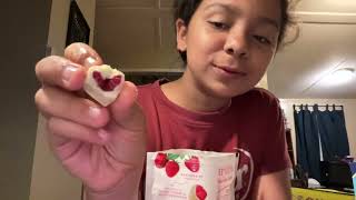 Trying Tru fru and pop tarts! 