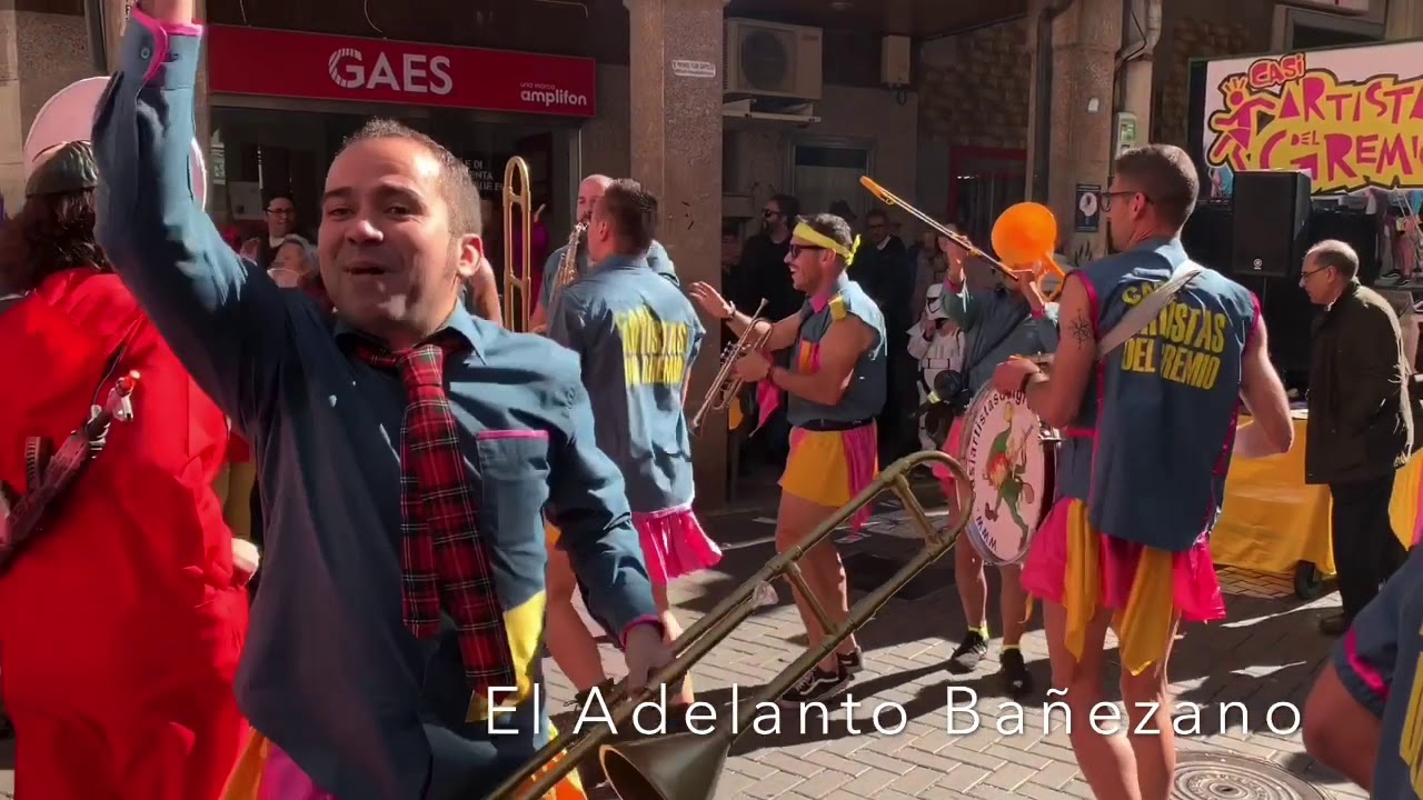 Sábado de Carnaval en La Bañeza, 22 de febrero de 2020.