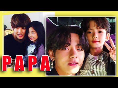 Kim Taehyung : The PAPA (BTS V & kids)