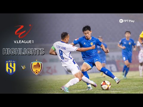 Song Lam Nghe An Than Quang Ninh Goals And Highlights