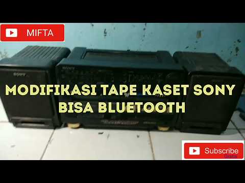 Modifikasi Tape Kaset SONY Biar Bisa Bluetooth By Mifta