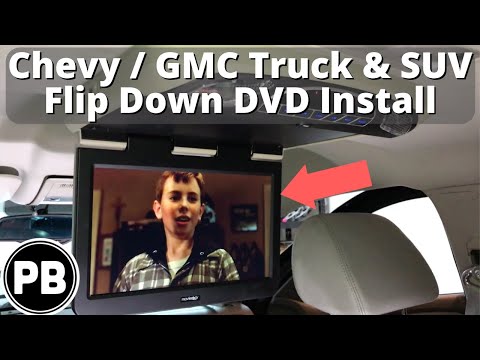 2007 - 2014 Chevy GMC DVD Screen Install | Tahoe Suburban Yukon Avalanche
