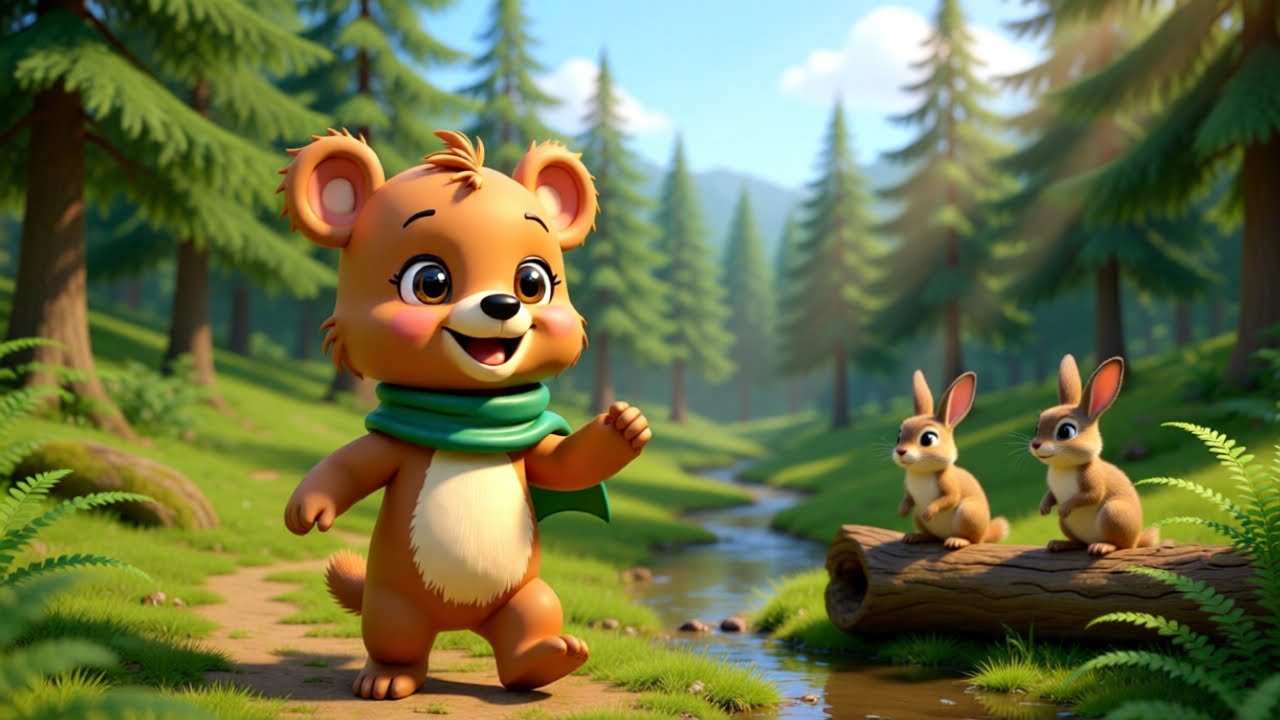 Dancing Bear 🐻 | Fun Nursery Rhyme for Kids