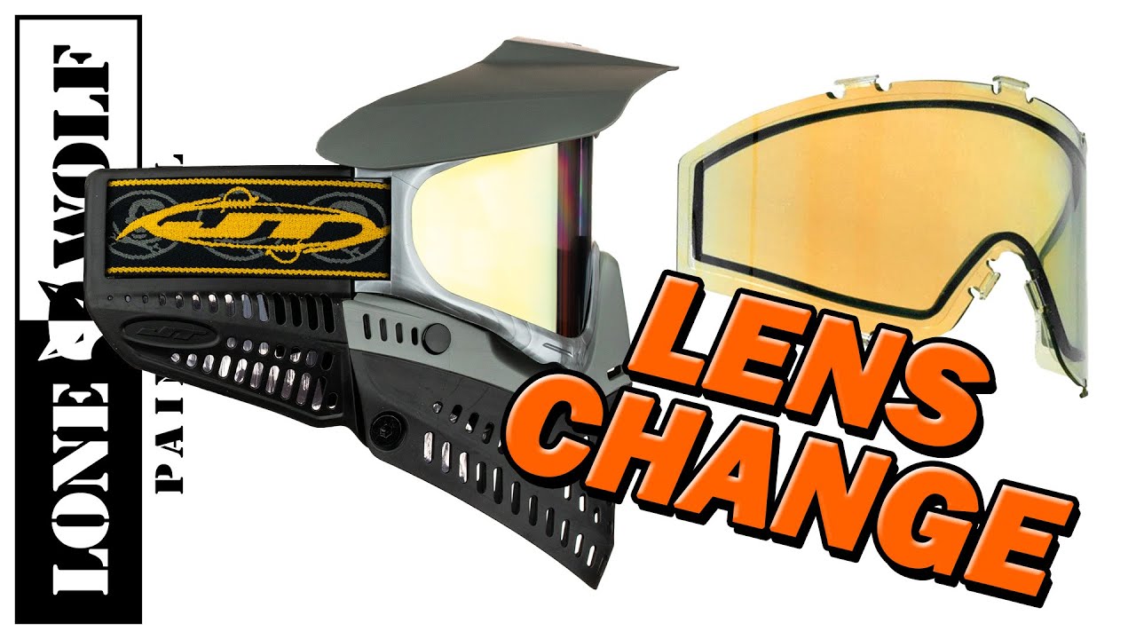 Как заменить линзу JT Proflex | Lone Wolf Paintball