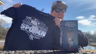 Free MLB SWAG // New York Yankees Fan Pack !!! MLB Fan Packs 2024. Bobblehead, Shirts, & More