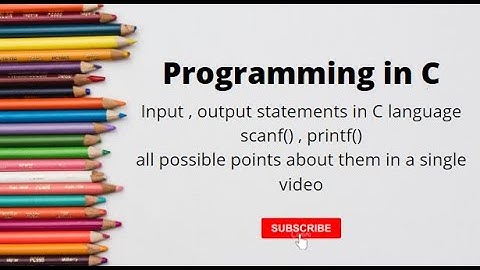 use of printf , scanf functions in c with example || part-1