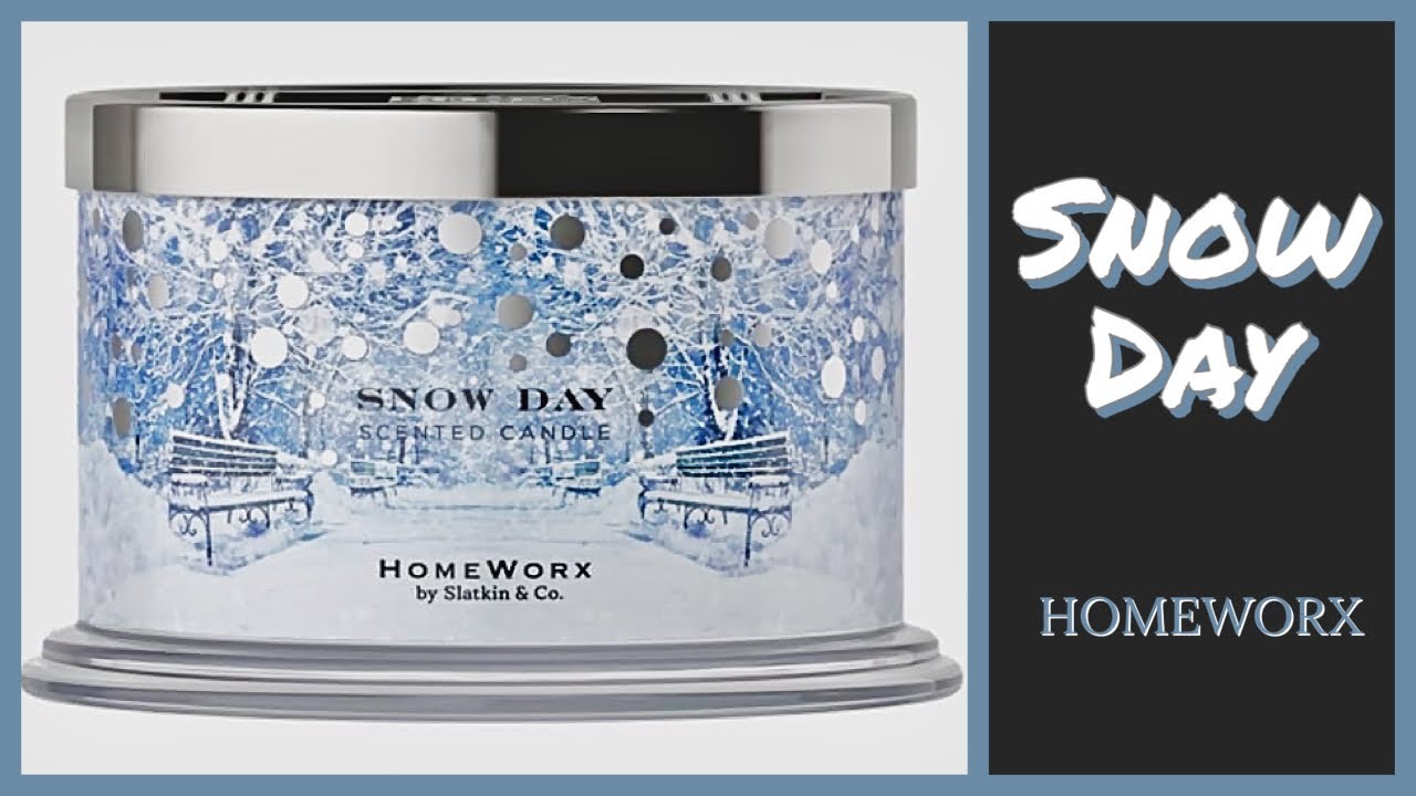 Snow Day ☃️ from Homeworx candle review YouTube